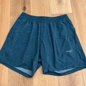 Legends Teal Speckled Athletic Shorts